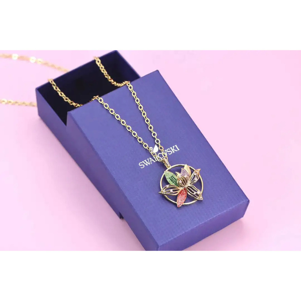 Swarovski Magnolia Flower Necklace
